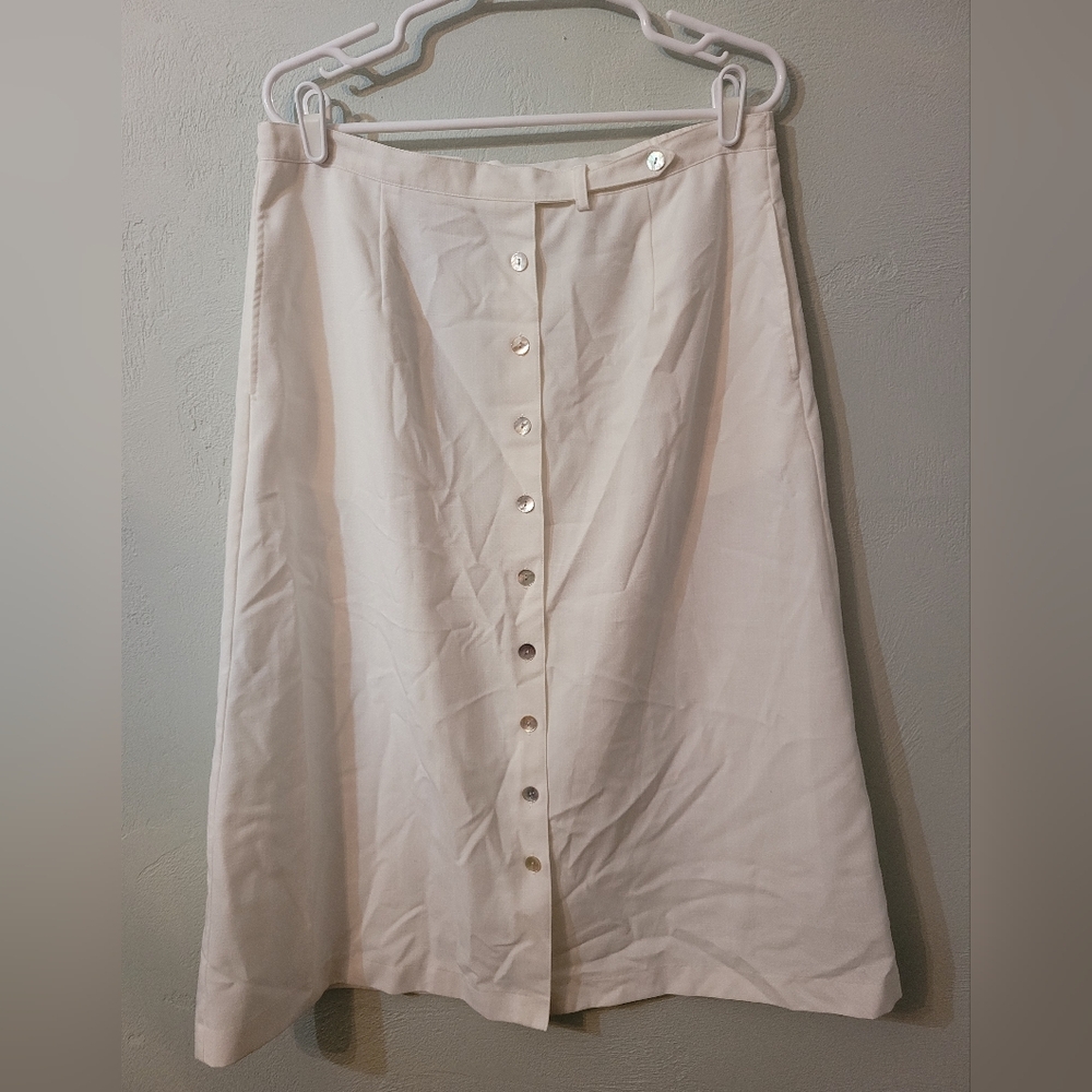 BFA Classics Vintage Open Front Skirt With Pockets! Like New Size 16